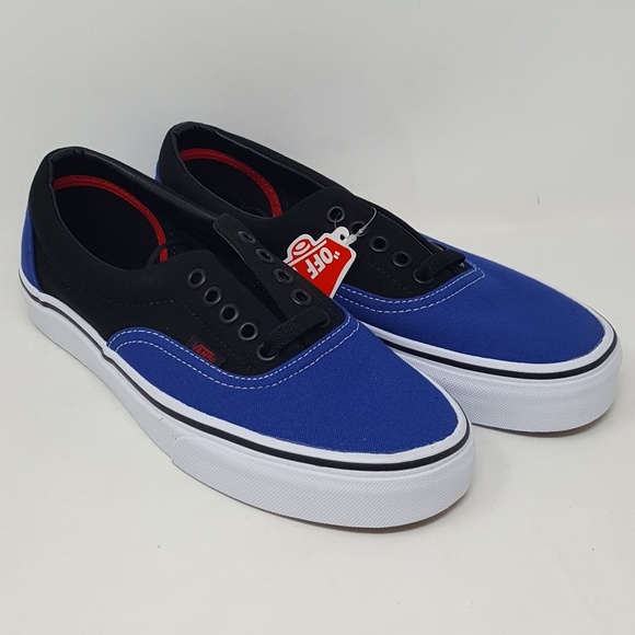 blue and black vans